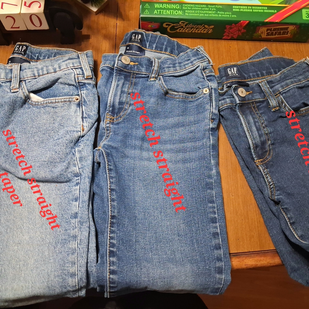 GAP Kids Classic Blue Denim Jeans Set Of 3
